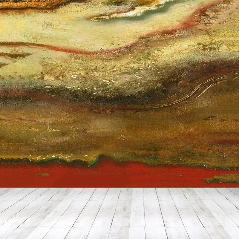Moderne Landschaftsmalerei Wandbild Sanfte Farben Abstract Wandverkleidung für Zuhause, Individueller Druck