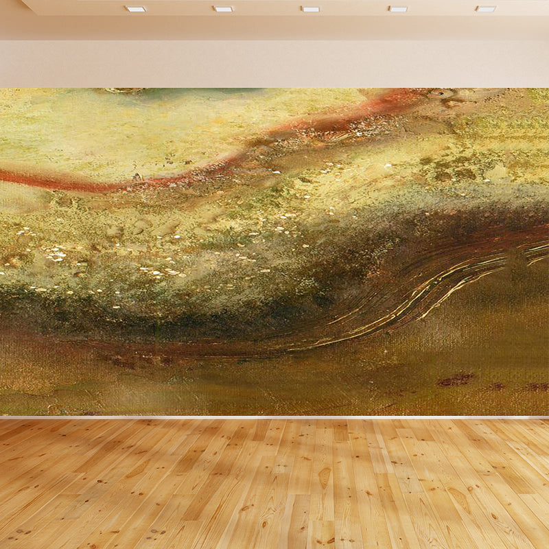 Moderne Landschaftsmalerei Wandbild Sanfte Farben Abstract Wandverkleidung für Zuhause, Individueller Druck