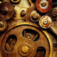 Dunkel Farbgear Tapete Mural Metall Steampunk Wasserdichtigkeit Wandkunst für Garage
