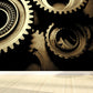 Dunkel Farbgear Tapete Mural Metall Steampunk Wasserdichtigkeit Wandkunst für Garage