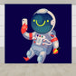 Kinder Astronauten Tapete Mural Dunkle Farbe Jungs Schlafzimmer Wandkunst, Maßanfertigung