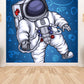 Kinder Astronauten Tapete Mural Dunkle Farbe Jungs Schlafzimmer Wandkunst, Maßanfertigung