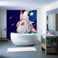 Kinder Astronauten Tapete Mural Dunkle Farbe Jungs Schlafzimmer Wandkunst, Maßanfertigung