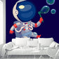 Kinder Astronauten Tapete Mural Dunkle Farbe Jungs Schlafzimmer Wandkunst, Maßanfertigung