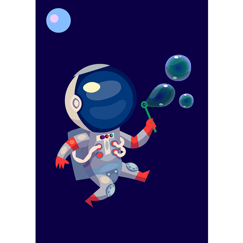 Kinder Astronauten Tapete Mural Dunkle Farbe Jungs Schlafzimmer Wandkunst, Maßanfertigung