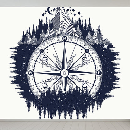 Frendorf | Kinder Cosmos Raumschiff Wandmural Sanfte Farbe Wasserabweisende Wandkunst für Jungenzimmer