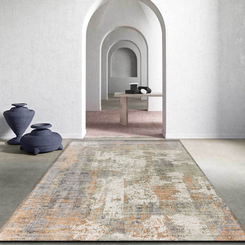 Frendorf | Industrieel woonkamer tapijt abstract tapijt polyester wasbaar antislip huisdiervriendelijk vloerkleed
