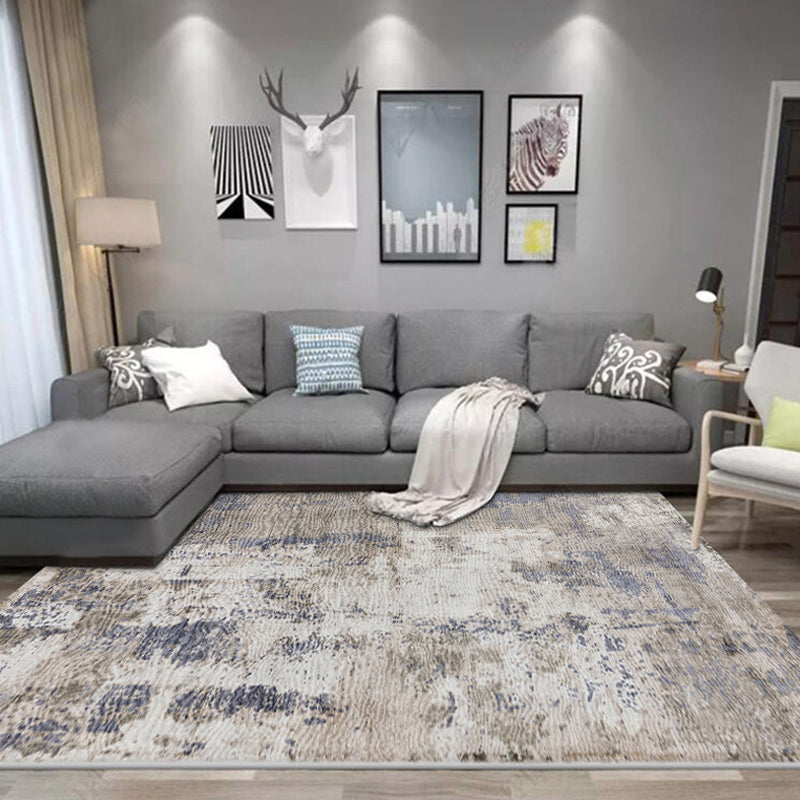 Frendorf | Industrieel woonkamer tapijt abstract tapijt polyester wasbaar antislip huisdiervriendelijk vloerkleed