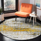 Frendorf | Casual Industrial Style Teppich Polyester Abstract Muster Teppich mit rutschfester Rückseite Tierfreundlicher Teppich für Schlafzimmer