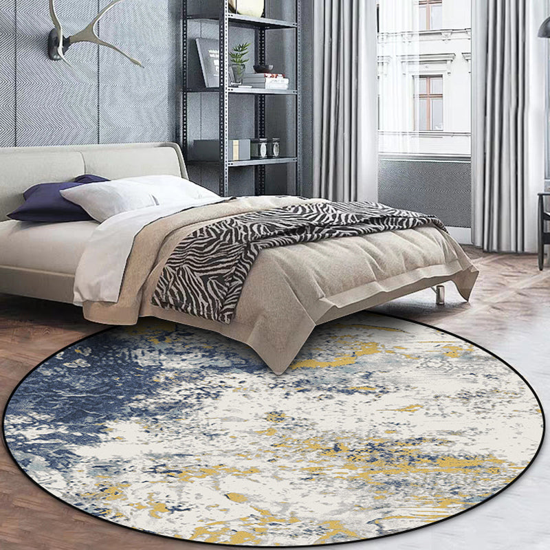 Frendorf | Casual Industrial Style Teppich Polyester Abstract Muster Teppich mit rutschfester Rückseite Tierfreundlicher Teppich für Schlafzimmer