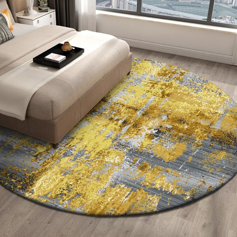 Frendorf | Casual Industrial Style Teppich Polyester Abstract Muster Teppich mit rutschfester Rückseite Tierfreundlicher Teppich für Schlafzimmer