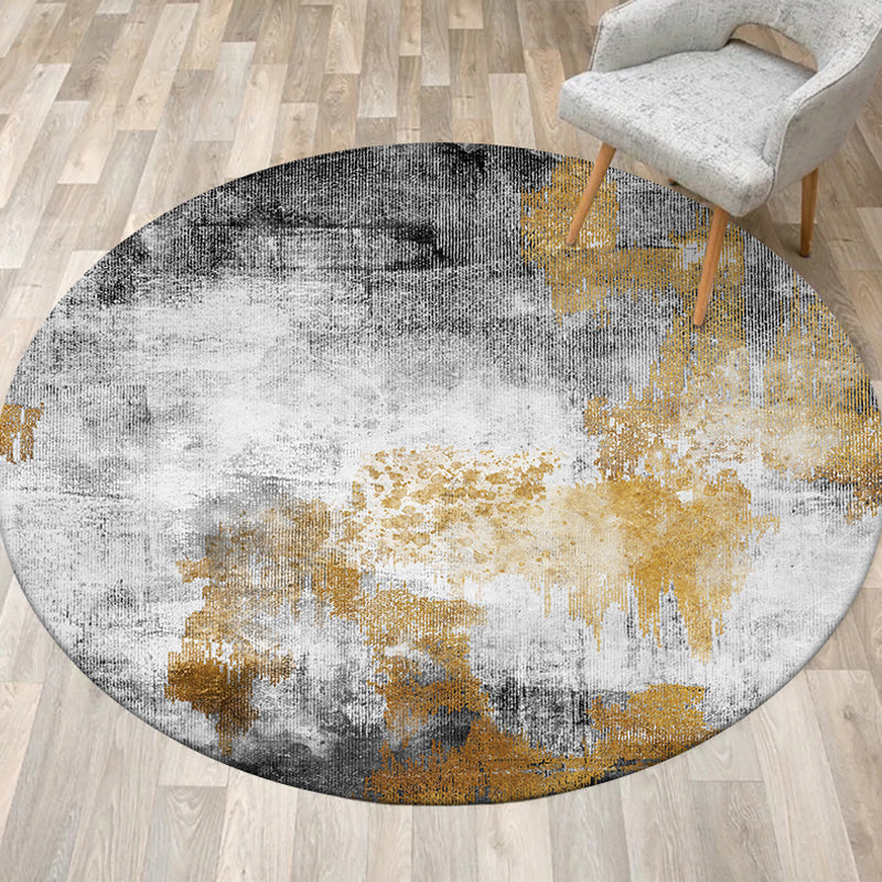 Frendorf | Casual Industrial Style Teppich Polyester Abstract Muster Teppich mit rutschfester Rückseite Tierfreundlicher Teppich für Schlafzimmer