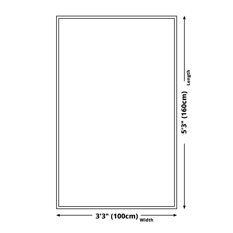 Frendorf | Bold Wohnzimmer Bereich Teppich Mehrfarbig Mischgeometric Formen Teppich Polyester Anti-Rutsch Rücken Teppich