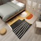 Frendorf | Bold Geometric Color Block Teppich Mehrfarbiger Polypropylen Teppich Haustierfreundlicher Fleckenresistenter Teppich für Wohnkultur