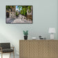Frendorf | Global Inspirierte Landmarken Malerei Leinwanddruck Texturiertes Pastell Wandkunst für Hotel