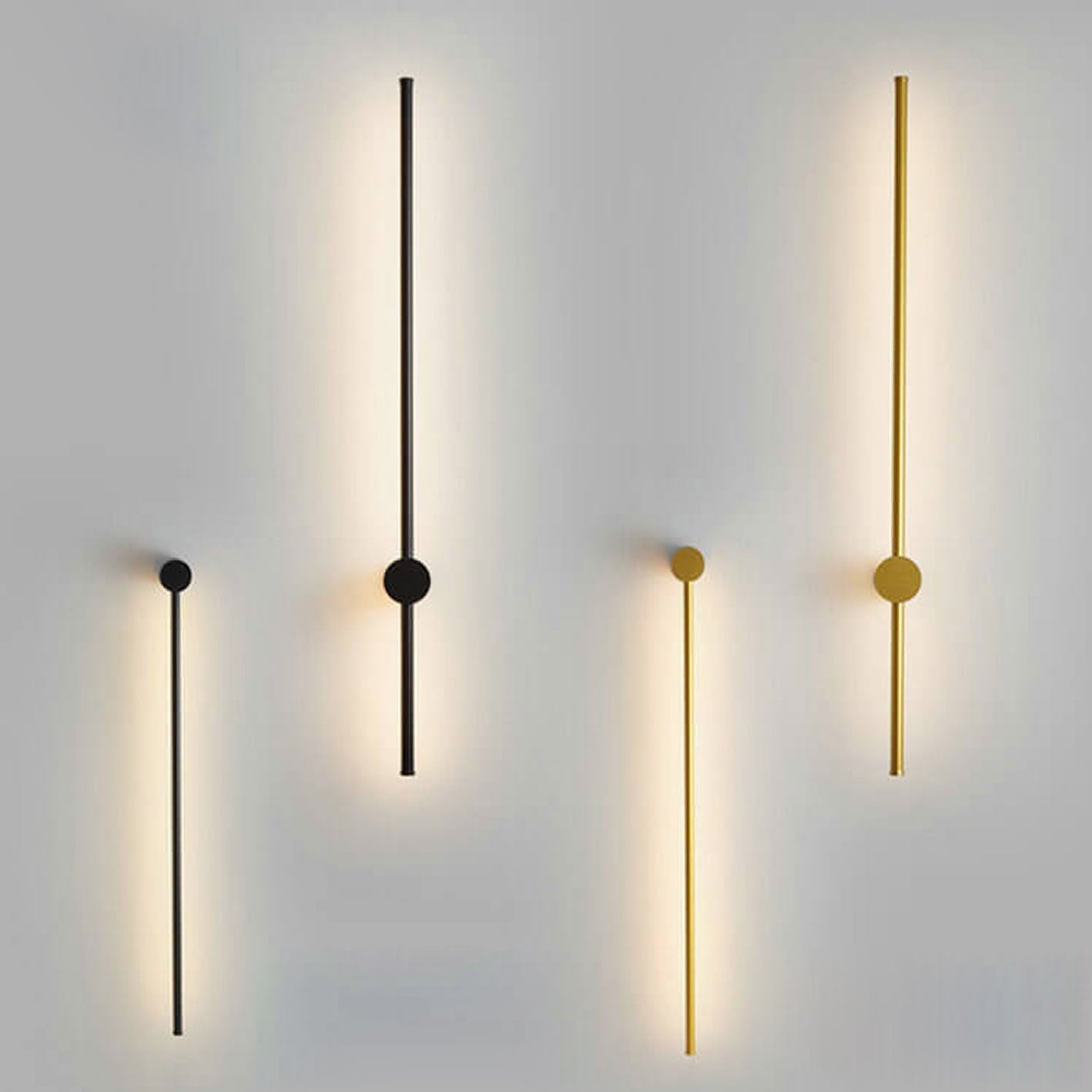 Frendorf | LumiAura LED Wandleuchte | Minimalistisches Design | Dimmbare Aluminium Wandlampe | Modernes Ambiente für Ihr Zuhause
