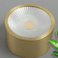 Frendorf | LumaBrass LED Deckenstrahler | Zylindrisches Design | Moderne Flush Mount Beleuchtung | Neutralweiß (4000K)