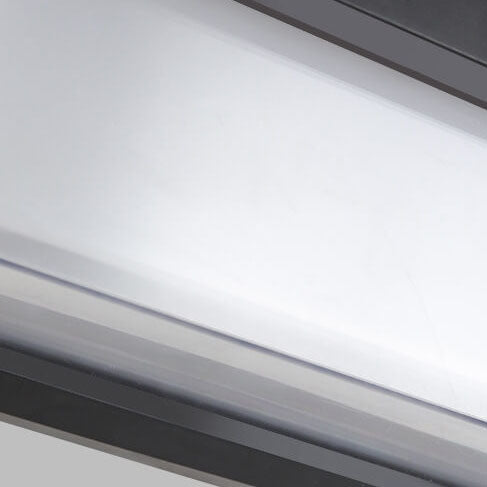 Modern Minimalist Solar Rechteck PC LED Außen Wandleuchte Lampe Für Außenpatio