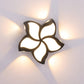 Contemporary Simplicity Aluminum Pinwheel Acrylic Shade LED Wall Sconce Lamp For Bedroom