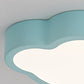 Zeitgenössische skandinavische Macaron Cartoon Eisen PVC Wolken Shade LED Deckenleuchte für das Wohnzimmer
