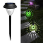 Solar wasserdicht kreisförmig divergente Licht Schatten Design LED Außen Garten Dekorationslicht