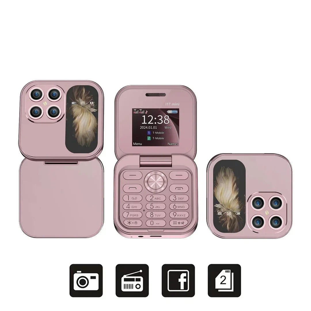 Frendorf | NanoFlip - 2024 Neues Mini-Flip-Handy