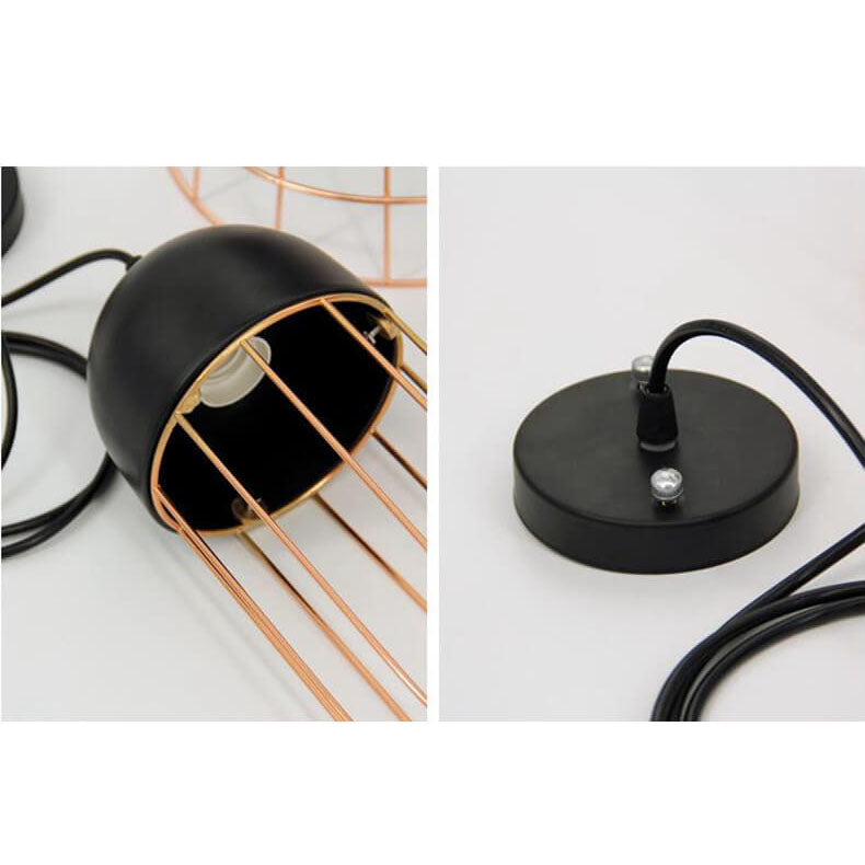 Frendorf | CageNova Geometrische Pendelleuchte | Nordic Design | Eisenkäfig | Einzigartige Beleuchtung