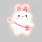Kreative Cartoon-Hase-Einhorn-Kinder-LED-Wandlampe