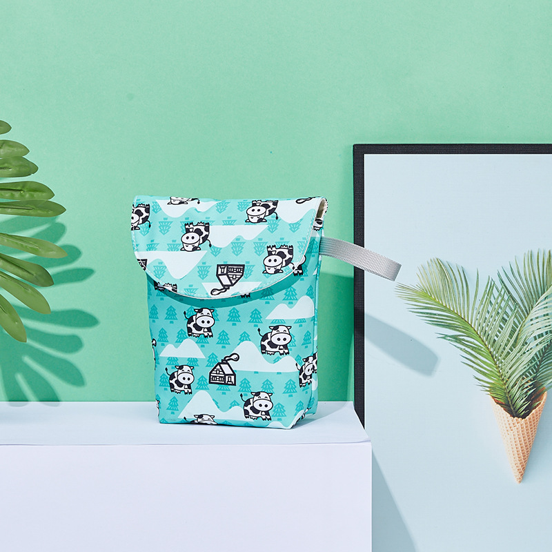 Frendorf | Wasserdichte Windeltasche mit Reißverschluss – Wetbag für Kinderwagen