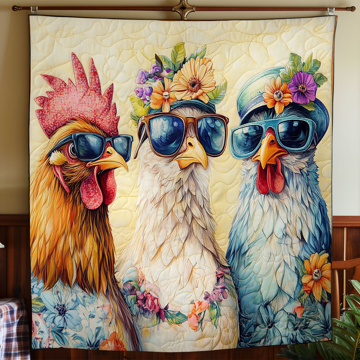 Damen Huhn Decke