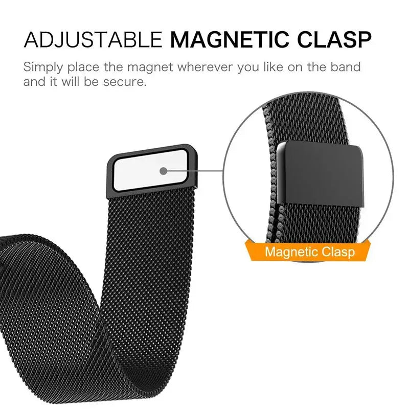 Frendorf | LuxeMesh Milanese Loop-Uhrenarmband für Garmin Vivoactive & Forerunner