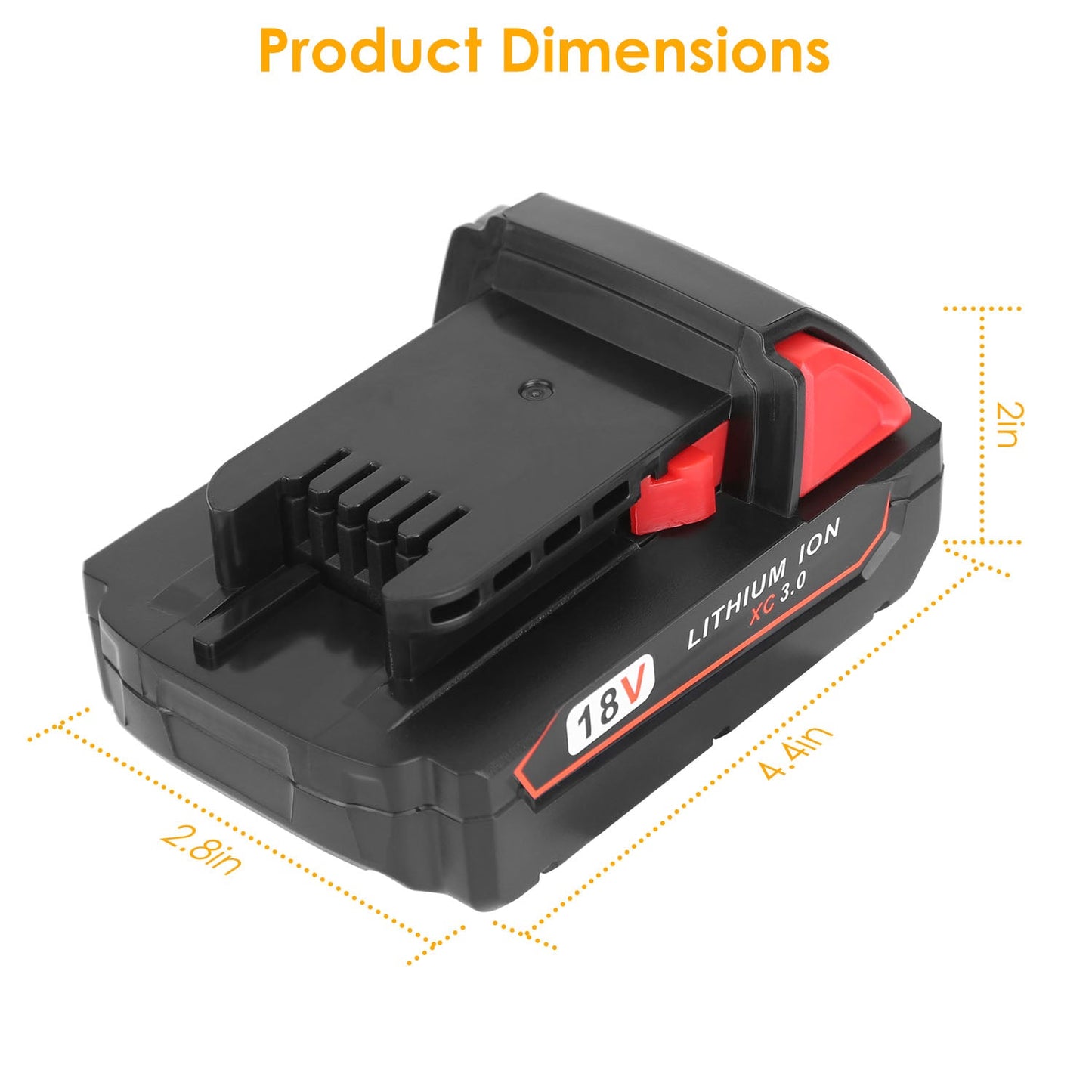 Frendorf | 18V Batteriewechsel kompatibel mit Milwaukee M18 kabellosem Elektrowerkzeug