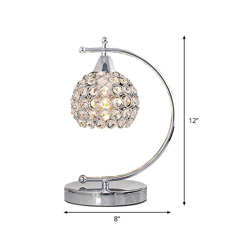 Frendorf | SilverArc - Krystal - Eingebettete Bordlampe