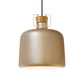 Wein Jar-förmige Down Lighting Macaron Aluminium 1-Licht Offene Küche Pendelleuchte in Blau/Gold/Braun mit Holz-Kork