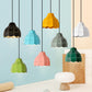 Laser Cut Floral Aluminium Tropfen Pendant Macaron 1 Glühbirne Grün/Gelb/Grau Hängeleuchte