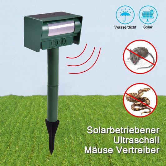 Frendorf | Solarbetriebener Ultraschall Schädlinge Mäuse Vertreiber