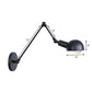 Frendorf | Schwarzer Schwenkbarer Wandlicht-Kit Vintage Eisen 8"/19,5"+19,5" Breit 1 Glühbirne Schlafzimmer Wandmontierte Leselampe