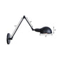 Frendorf | Industriële Koepelvormige Wandlamp Kit Enkelvoudige Gloeilamp IJzeren Wandmontage Verlichtingsarmatuur met Swingarm in Zwart, 6"+6"/12"+6" W