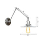 Frendorf | Untertasse/Kegel/Horn Nachttisch Lese Wandlampe Fabrik Metall Einzel 6"/8" W Chrom Wandmontage Lichtarmatur mit drehbarem Arm