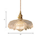 Frendorf | Schüssel/Zylinder Nachtwandverlichting Antiek Klar Prisma/Golvend Glas 1 Lampe Messing Wandlampe mit Rotationsschalter