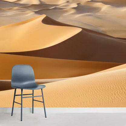 Frendorf | Sanddunes Landscape Wallpaper Contemporary Waterproof Living Room Wall Covering, Custom Made