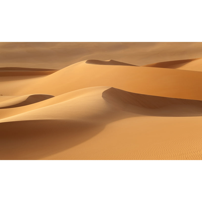 Frendorf | Whole Desert Hill Wallpaper Mural for Home Nature Landscape Wall Art in Yellow, Washable