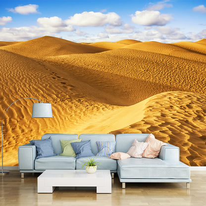 Grand Desert Dunes Szene Wandmural für Zuhause Natürliche Landschaft Wanddekoration, maßgefertigte Größe