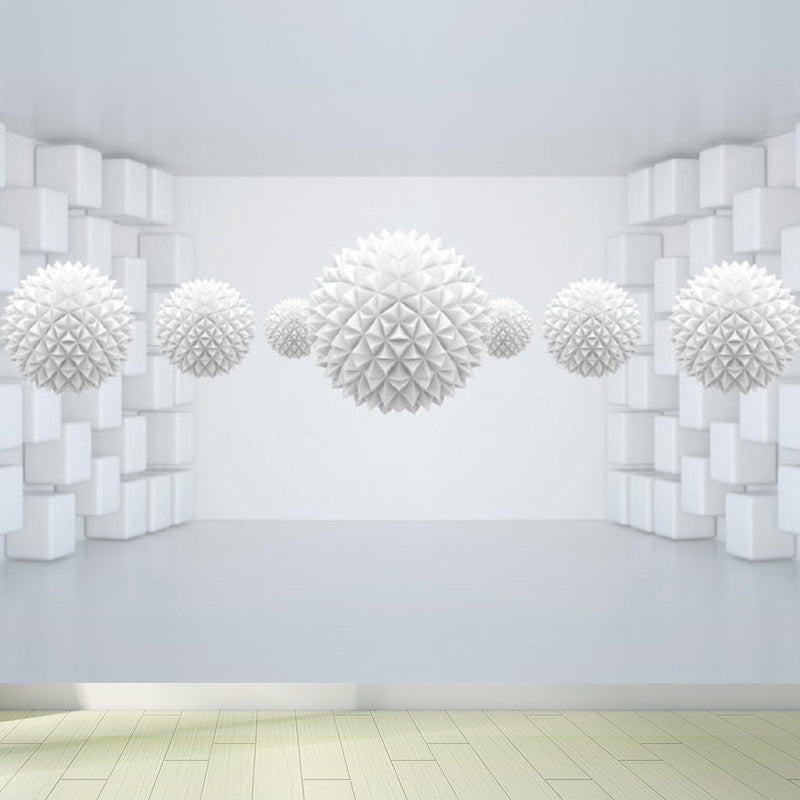 3D Computer Graphics Wandaufkleber Neuheit Vliesstoff Texturierte Wandverkleidung in Sanften Farben