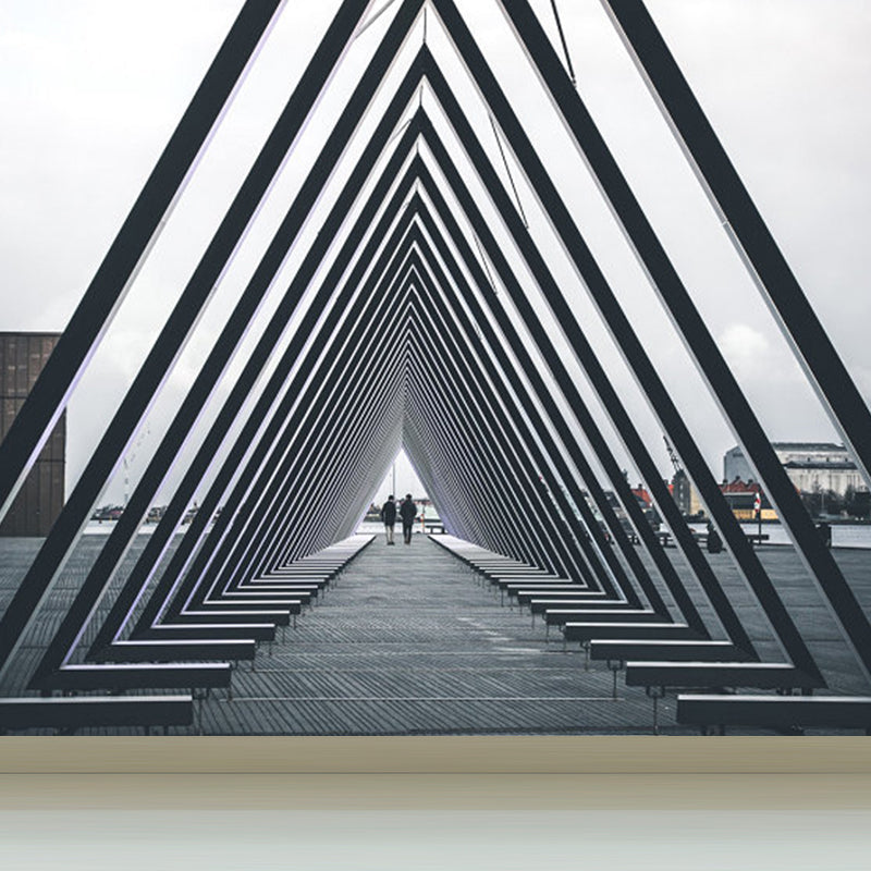 3D Computer Graphics Wandaufkleber Neuheit Vliesstoff Texturierte Wandverkleidung in Sanften Farben