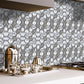 Frendorf | Stick On 3D Hexagon Wallpaper Panel Set Contemporary PVC Wandbekleding, 12,2 vierkante voet