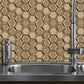 Frendorf | Stick On 3D Hexagon Wallpaper Panel Set Contemporary PVC Wandbekleding, 12,2 vierkante voet