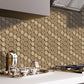 Frendorf | Stick On 3D Hexagon Wallpaper Panel Set Contemporary PVC Wandbekleding, 12,2 vierkante voet