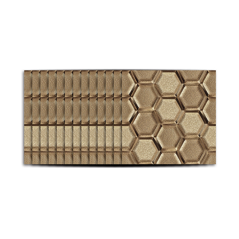 Frendorf | Stick On 3D Hexagon Wallpaper Panel Set Contemporary PVC Wandbekleding, 12,2 vierkante voet