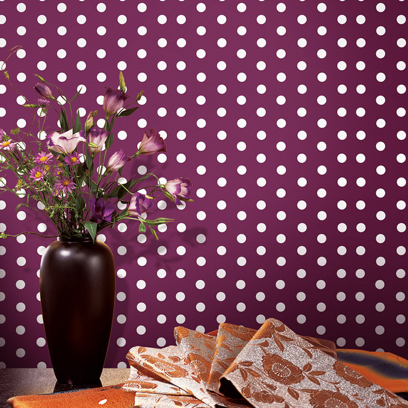 Frendorf | Punkte Tapetenpaneele Abziehen und Aufkleben Kinder-Spielzimmer Wandverkleidung, 4' L x 20,5" B